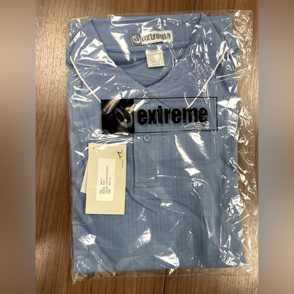 Men’s Lake Blue Jersey Polo - Picture 3 of 3